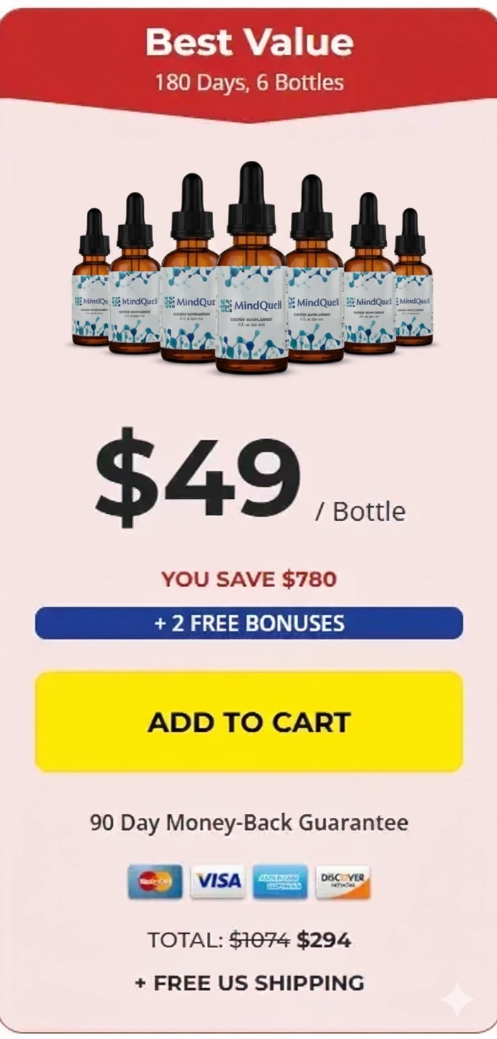 MindQuell  6 bottles